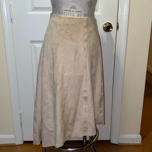 H by Halston Microsuede Midi Skirt